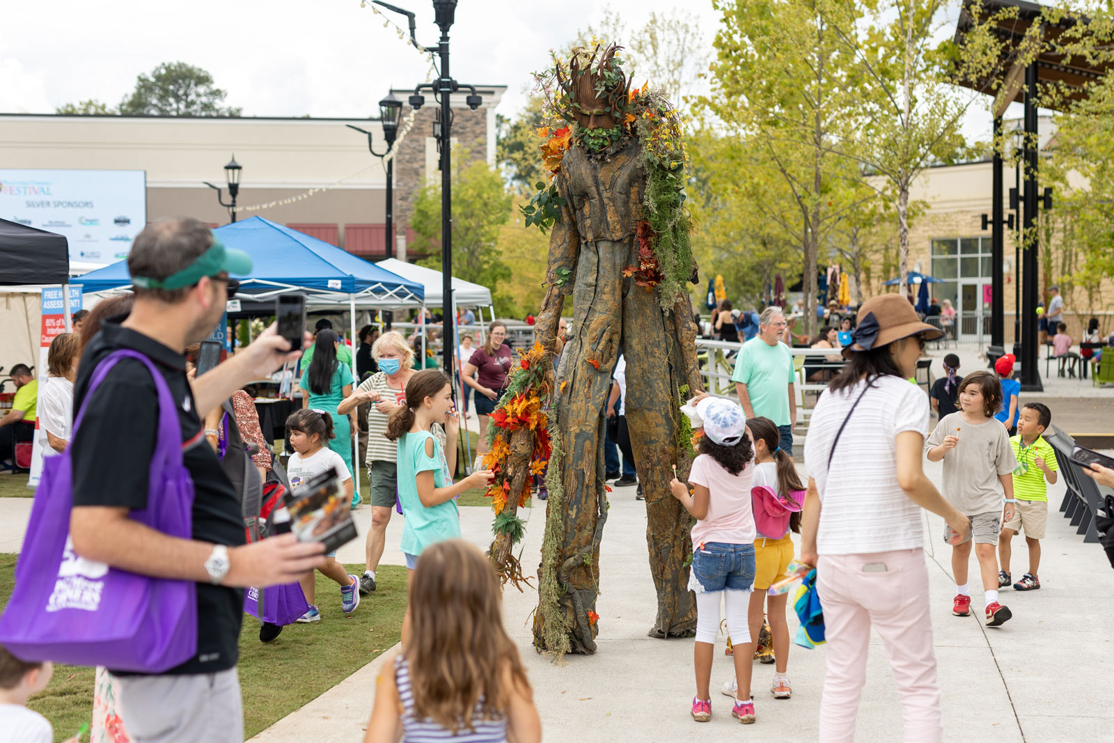 Tree man at the Peachtree Corners Festival