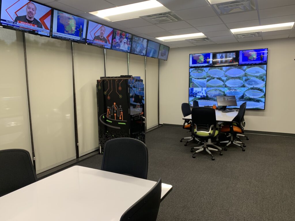 An Innovation Center Control Room