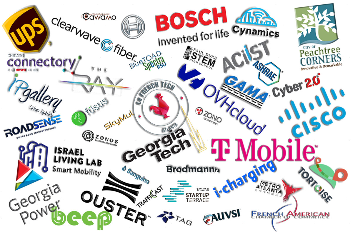Collage of partner logos.